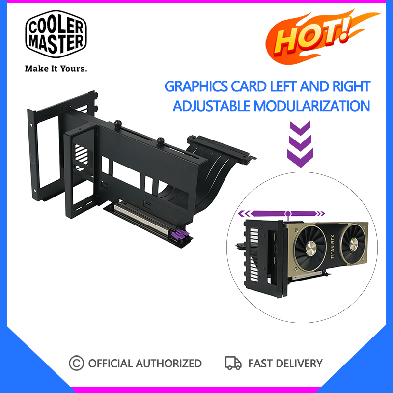 Giá Đỡ Lái Card Đồ Họa Cooler Master Cáp Nối Dài Giá Đỡ GPU Đứng Thông Dụng PCI-E 3.0/PCI-E 4.0 X16 300MM
