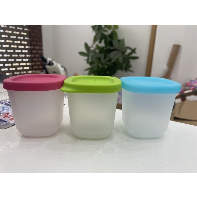 Hộp trữ mát tupperware 110ml, hộp nhỏ đựng đồ ăn dặm, sữa chua