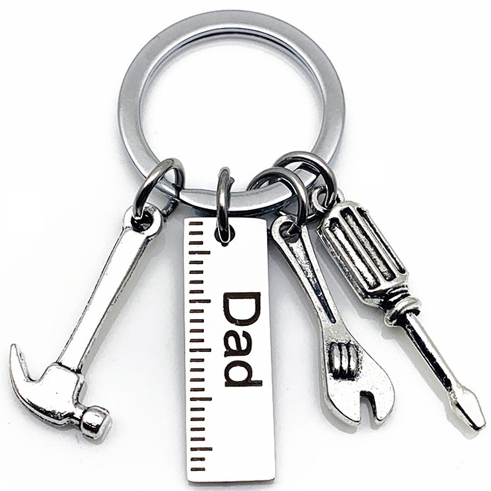 Hot Bán Sáng Tạo Mini Công Cụ Búa Screwdriver Cờ Lê Key Chain Ngày Của Cha Quà Tặng