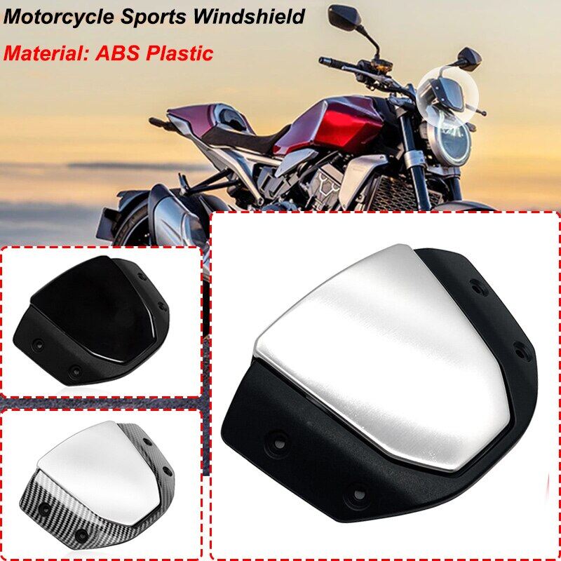 Tấm chắn gió xe máy cb1000r tấm chắn gió viser tấm chắn gió màn hình trước cho honda cb650r cb1000r 2018 2019 2020 kính chắn gió thể thao