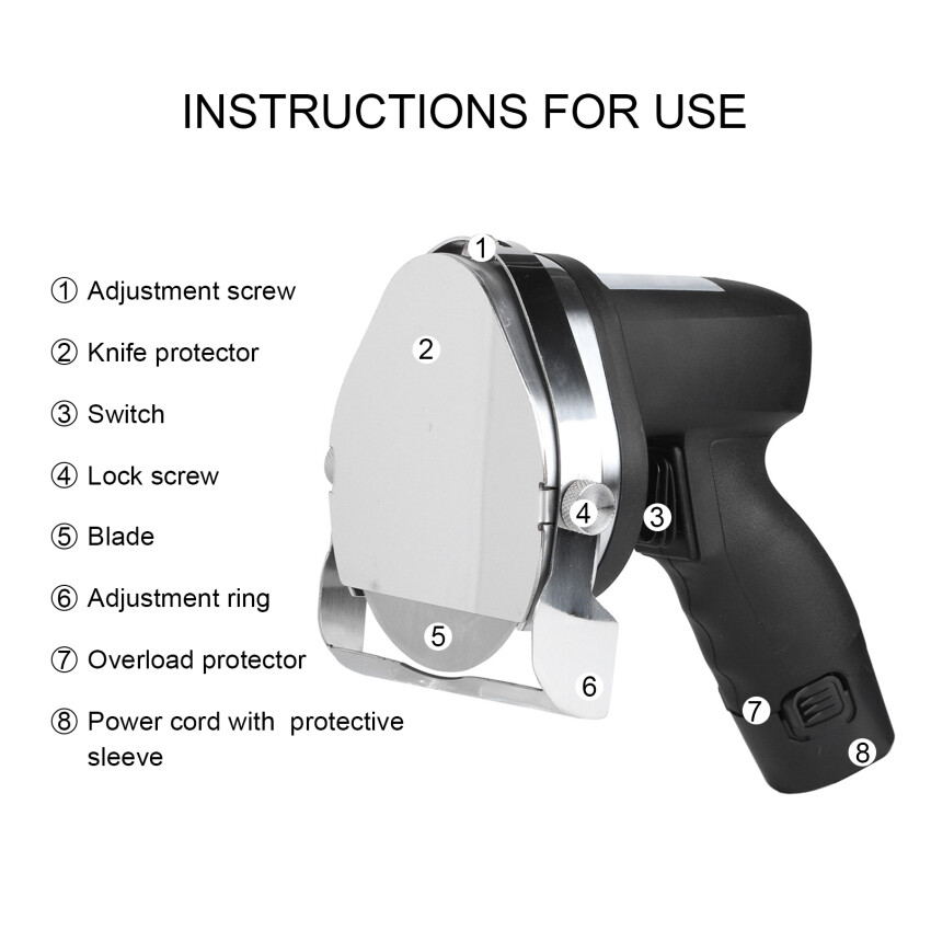 Electric Kebab Slicer doner Knife Shawarma Cutter handheld roast meat cutting machine Gyro Knife 220-240V 110V two blades ราคา 1,929 บาท*ส่งฟรี