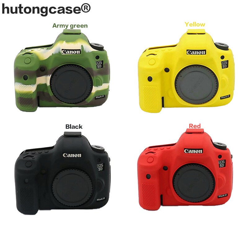 Ốp máy ảnh silicon mềm cho canon eos 5d mark iii 5d3 5dsr 5ds