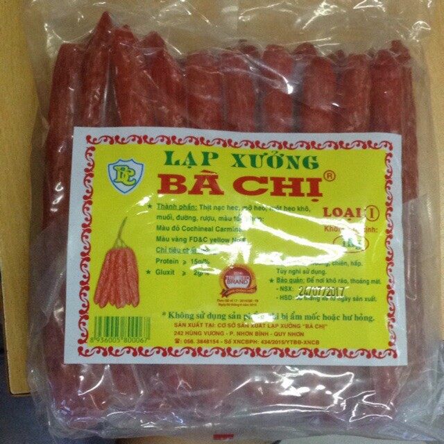 Lạp xưởng Bà Chị loại 1, Lạp sườn làm nhân bánh trung thu thập cẩm 1kg