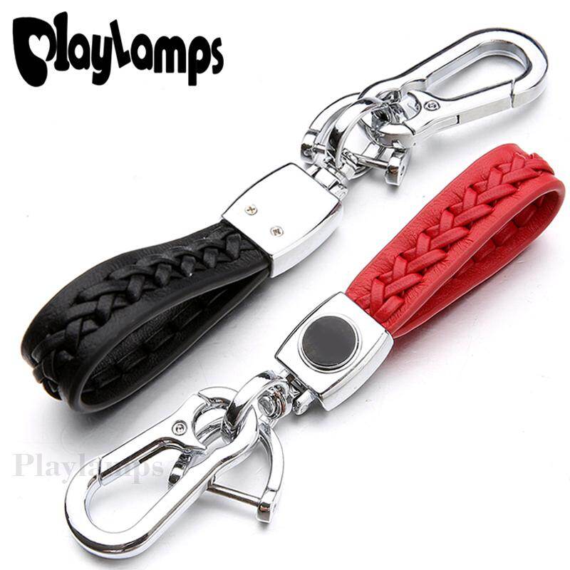 1 Chiếc Móc Chìa Khóa Xe Hơi Bằng Da, Móc Treo Chìa Khóa Ô Tô Keyfob Tạo Kiểu Cho Xe Audi Kia Nissan SKODA Mazda
