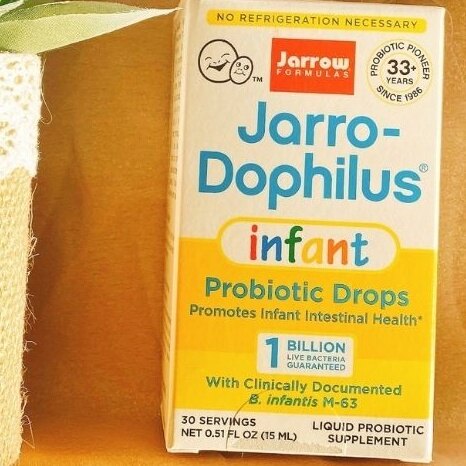 Men đẩy đờm Jarrow Jarro dophilus Infant cho bé 0-6m 15ml nội địa Mỹ
