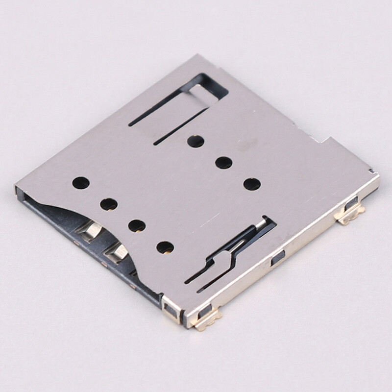 Hàng mới về mup-c792 thẻ sim micro nối vá tự xuyên 6 + 1 p khe cắm thẻ sim ổ cắm
