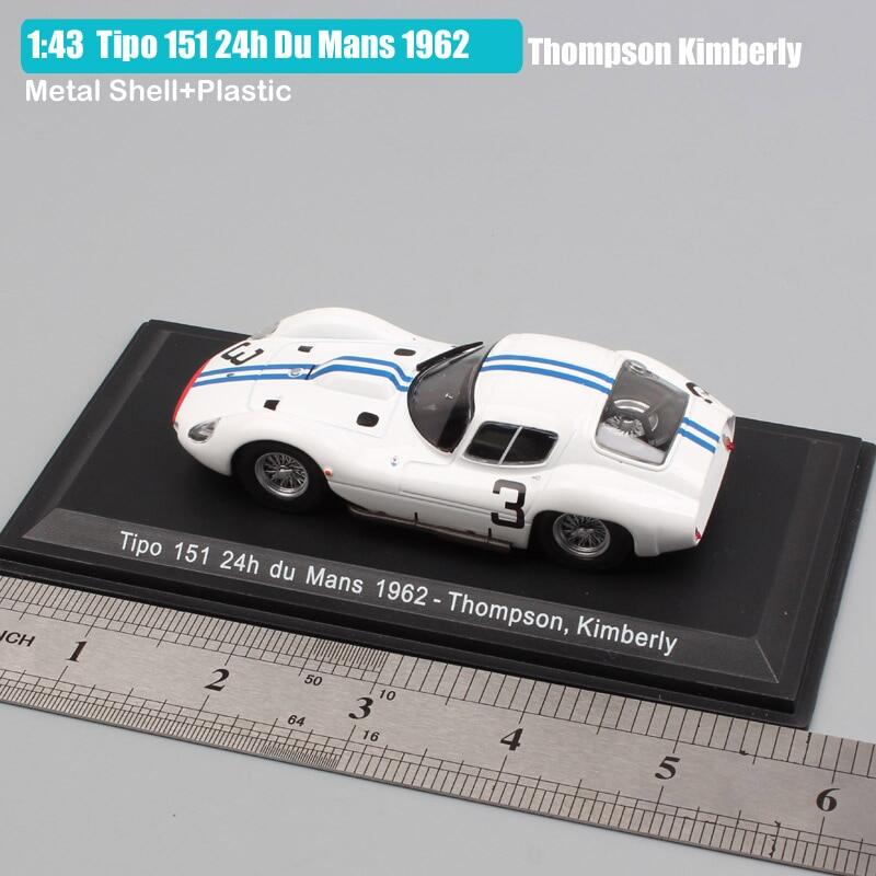 Children 1 43 Scale Tipo 151 24h Le Mans 1962 Thompson NO.3 Kimberly