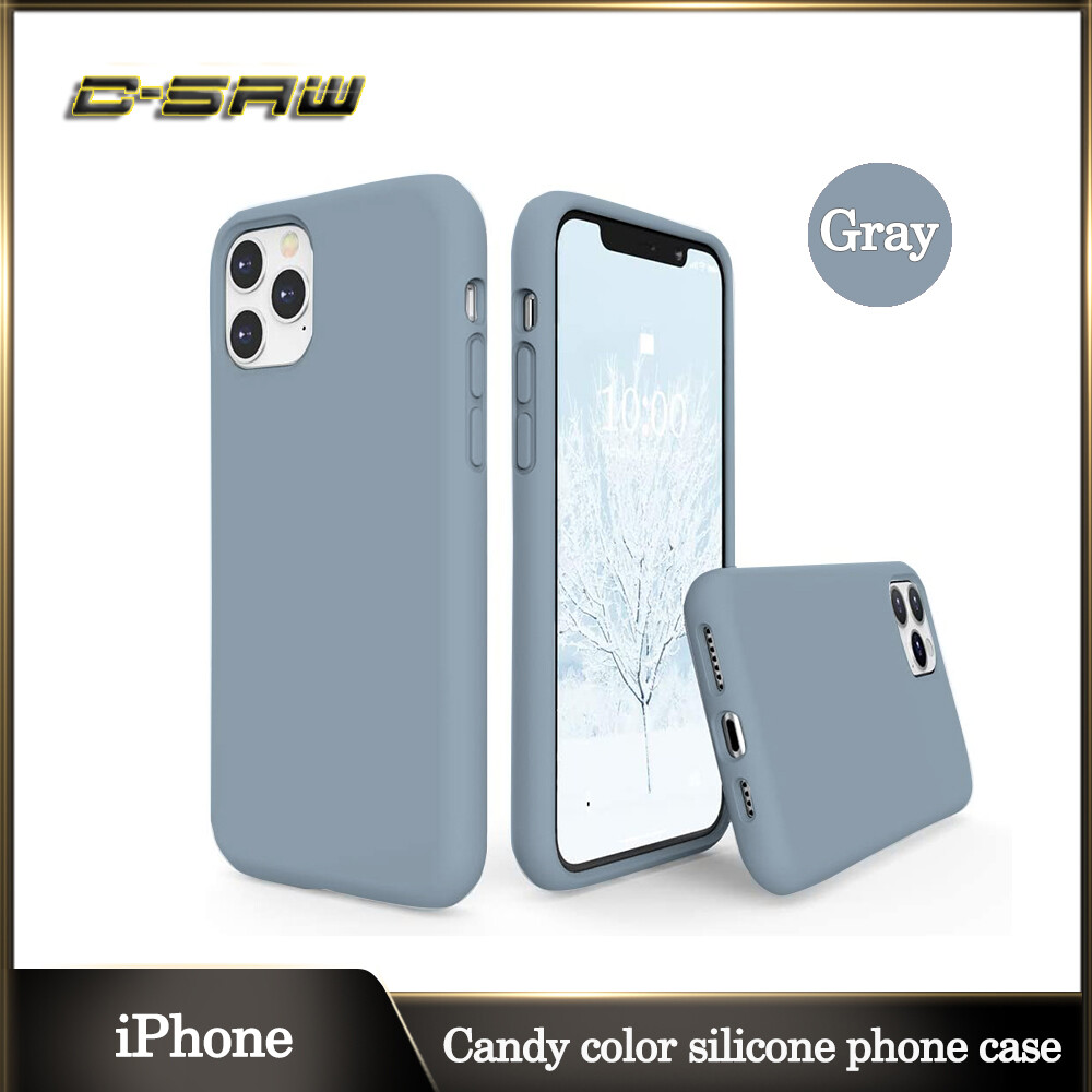 C-saw màu kẹo mềm silicon vỏ điện thoại cho iphone 6 6s 6 cộng với 6splus 7 7 cộng với 8 8 cộng với xs x xr xs max 11 11pro 11promax bảo vệ trường hợp đối với 2020 iphone se silicon matte ốp lưng tpu bìa