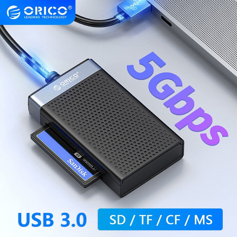 Orico bộ chuyển đổi thẻ nhớ tf cf ms đa bộ nhớ đầu đọc thẻ micro sd đế chuyển đổi thẻ nhớ microsd usb a type c 3.0 cho camera cho pc 1tb 2tb