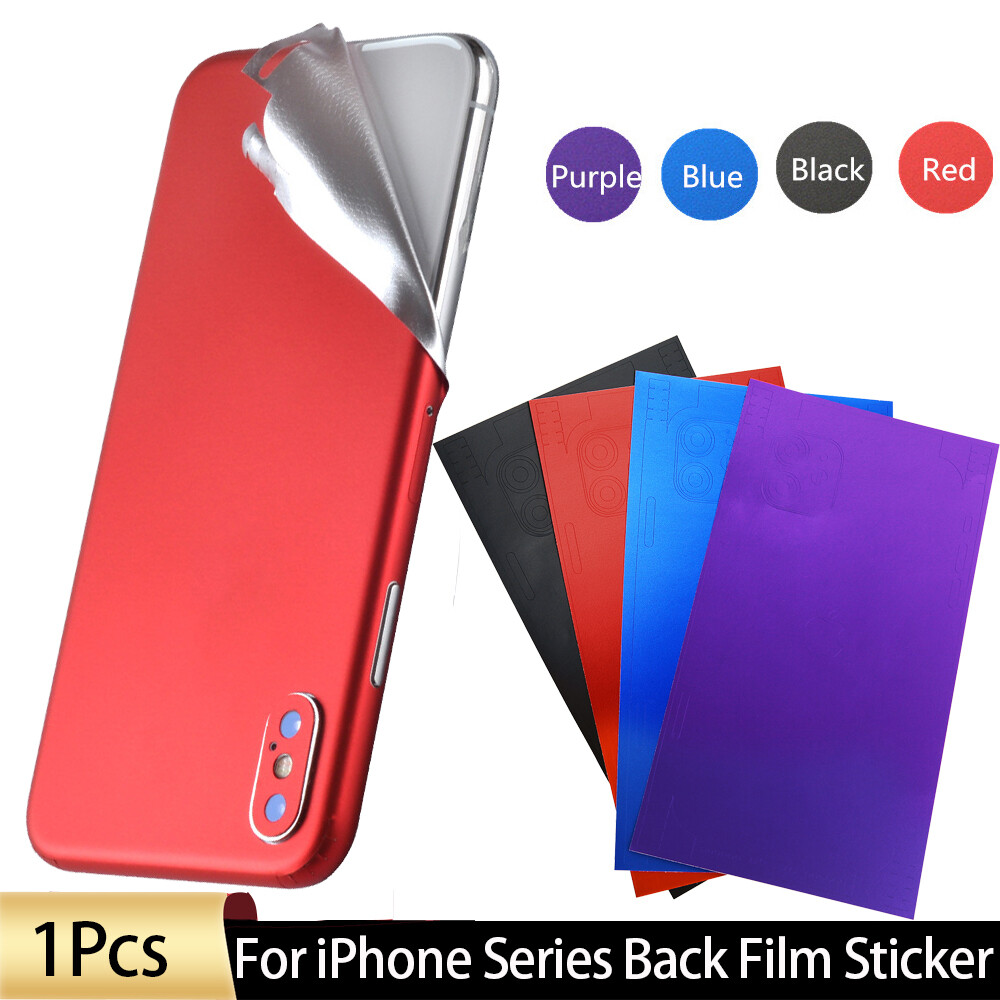 [Allmobiles] Đề Can Bọc Phim Nhiều Màu Sắc Sang Trọng Tương Thích Với Dòng iPhone Miếng Dán Ốp Da Miếng Dán Ốp Lưng PVC Tương Thích Với iPhone 6 7 8 Plus X XR XS Max 11 Pro Max