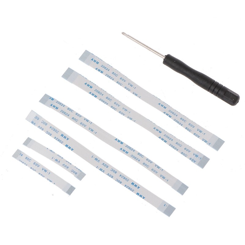 6 Cái 10Pin 12Pin 14Pin Cho Công Tắc Nút Nguồn Touch Pad Cáp Ruy Băng Mềm Cho Bảng Sạc Bộ Điều Khiển