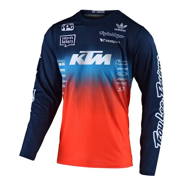 TL GP Air Stained Team Áo Jersey KTM Hàng Mới Về Áo Thun Đi Xe Máy Dài Tay Leo Núi Xuống Dốc Dành Cho Nam