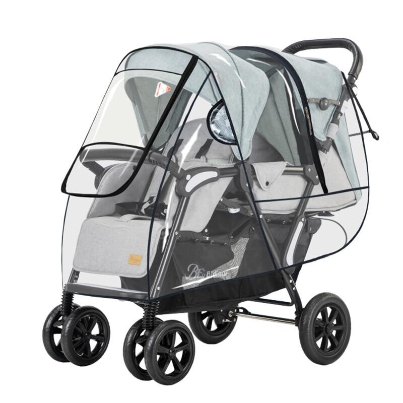 tandem pushchair raincover