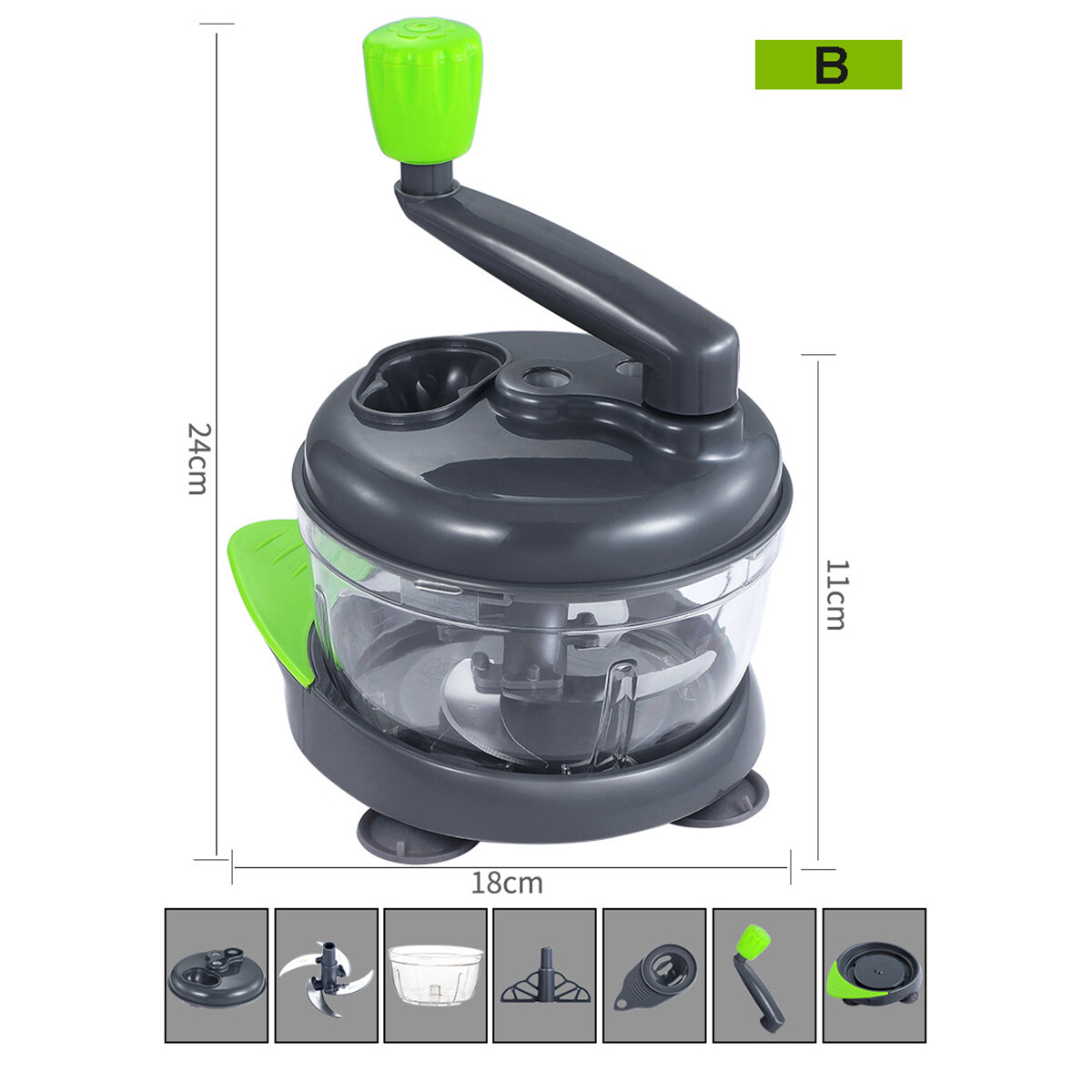 Generic Manual Meat Grinders Vegetable Egg Separator Food Processor