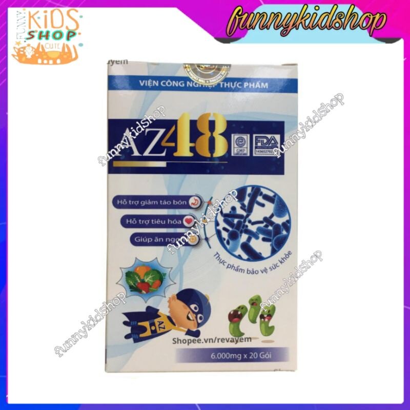 Men tiêu hoá AZ48 💝 Men hỗ trợ tiêu hóa AZ48💝 Men tiêu hoá giúp bé hết táo bón- Men az48 tri táo bón