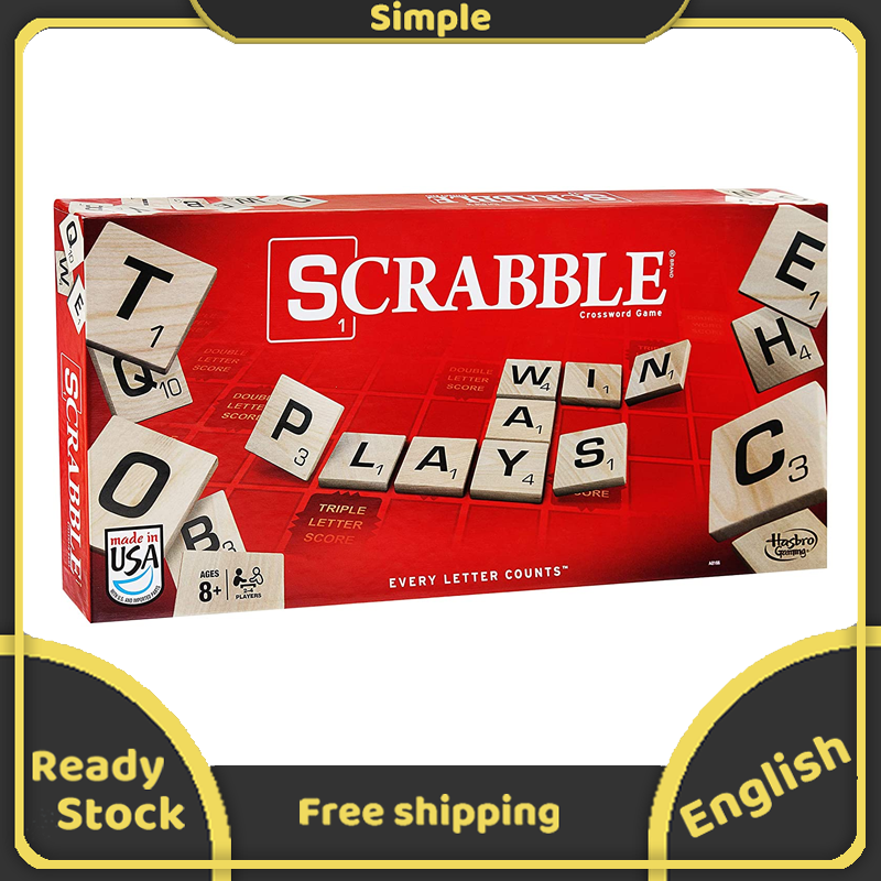 Scrabble Trò Chơi Với Bàn Cờ Thách Thức Trò Đố Chữ Sum Họp Gia Đình Bạn Bè Bên Trò Chơi