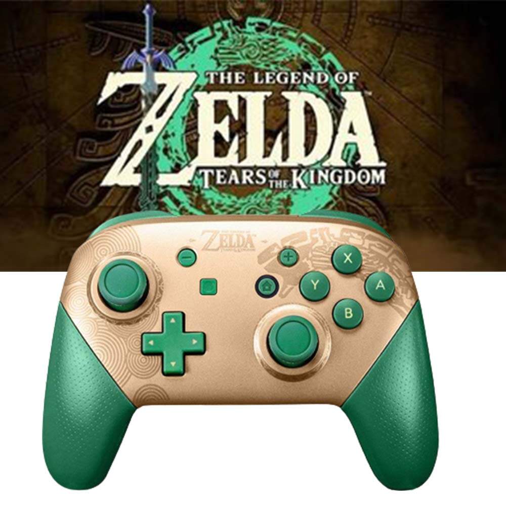 Switch Pro Controller Zelda Tears Of The Kingdom Console Gaming