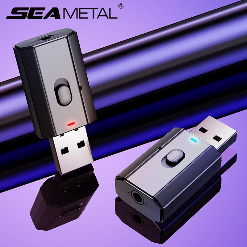 AUX 5.0 Đầu Nhận Bluetooth Loại USB 3.5 Mm Jack Giắc Chuyển Đổi Audio Stereo Không Dây Rảnh Tay Loa Bộ Phụ Kiện Xe Ô Tô