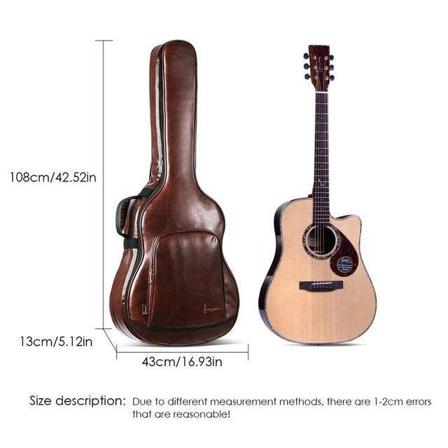 🎒ba lô đàn ghi ta chống thấm nước ba lô nhạc cụ dày cho đàn ghi ta 40 41 inch túi chống sốc túi ba lô nhạc pu