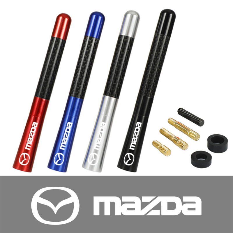 LAIFU 1pcs Universal 12cm Carbon Fiber Car Radio Antenna for Mazda 2 Mazda 3 MS for Mazda 6 CX-5 CX5 Accessories Car Styling ราคา 102 บาท*ส่งฟรี