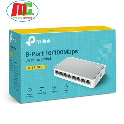Bộ Chia Mạng Tp-Link SF1008D 8 Cổng 10/100Mbps - Hàng chính hãng