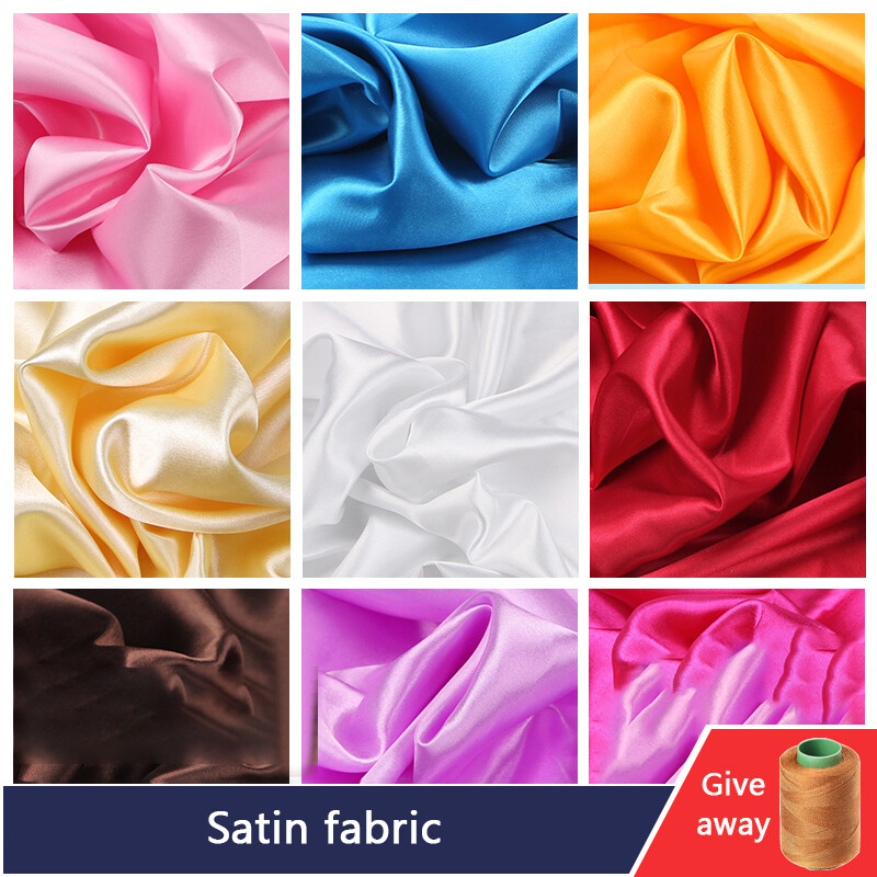 Shxunhoom vải lụa,vải satin,vai satin lua,vải lụa satin rộng 1.5m để làm áo sơ mi, may mặc, vải trang trí, đồ trang sức, đồ handmade diy