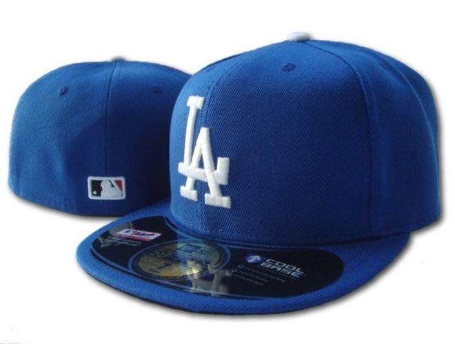 【 Quality】MLB ดอดเจอร์ลอสแอนเจลิสของ Anaheim หมวกตั้งเบสบอล Caps ผู้ชายผู้หญิงสบายๆขนาดหมวกกีฬากลางแจ้งติดตั้งหมวก Full Close HipHop คนรัก