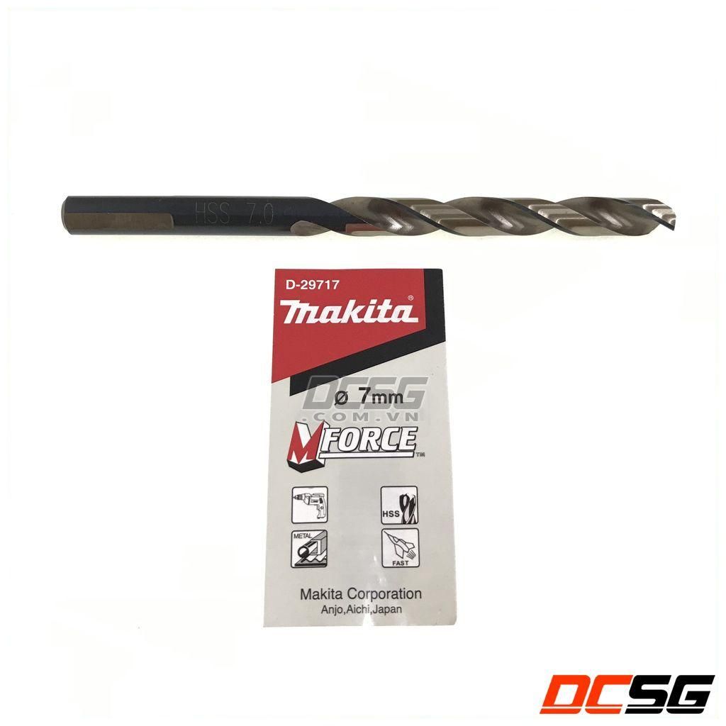 Mũi khoan inox hss mforce 7.0x109mm makita d-29717