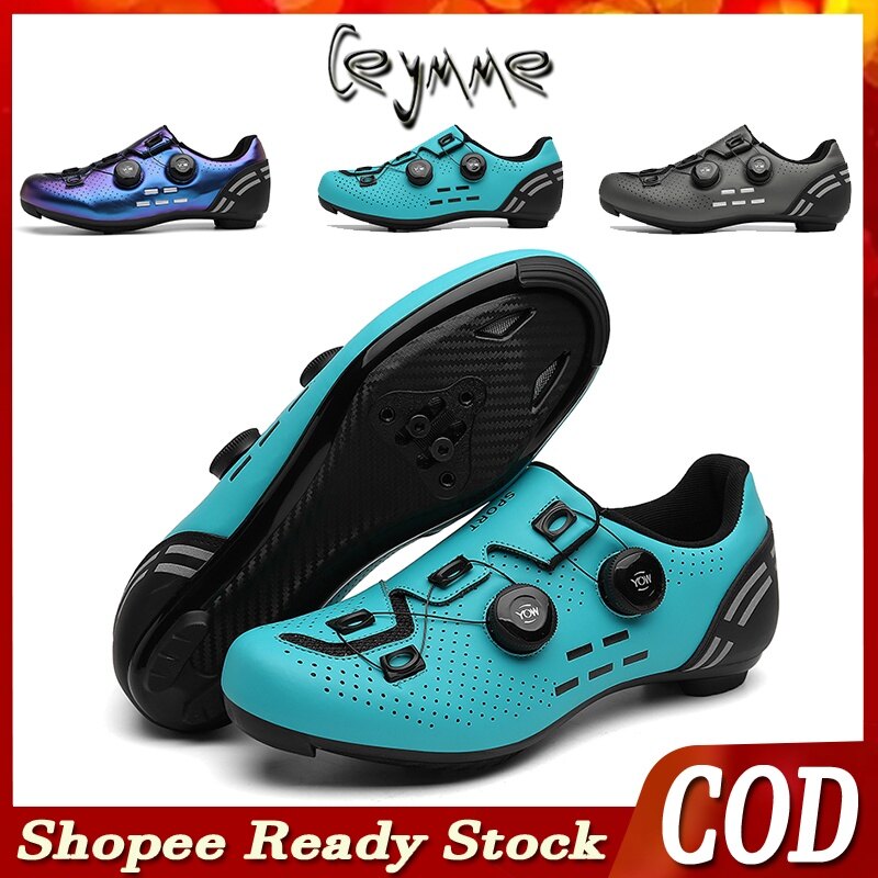 WellsunnyCycling Giày Với Cleats Hàn Quốc Xu Hướng Thời Trang Thông Gió Xe Đạp Kháng Mặc Giày Xe Đạp Giày Thoải Mái Và Thương Hiệu Giày Đi Xe Đạp Mới Mtb Kích Thước Lớn 36-48