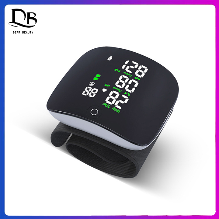 Dearbeauty Household Electronic Sphygmomanometer Touch Screen Wrist Automatic Blood Pressure Measuring Instrument Voice Reminder Three-color Backlight Portable One-key Blood Pressure Monitor ราคา 532 บาท*ส่งฟรี