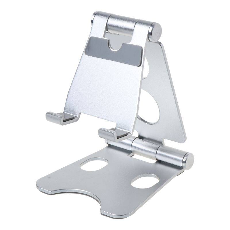 Giá Đỡ Máy Tính Bảng Xoay Để Bàn Kép Có Thể Gập Lại Bằng Hợp Kim Nhôm Giá Đỡ Điện Thoại Di Động Dành Cho iPhone, Cho iPad, Dành Cho Điện Thoại Di Động Samsung Xiaomi Huawei