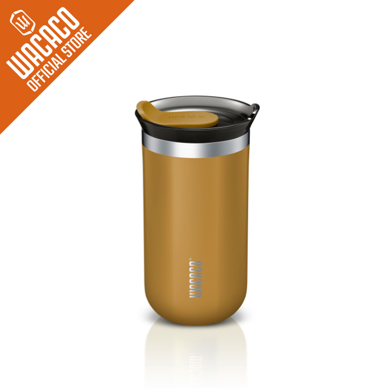 WACACO Octaroma Lungo Vacuum Insulated Coffee Mug 300ml 10 fl oz Double-wall Stainless Steel Travel Tumbler With Drinking Lid ราคา 891 บาท*ส่งฟรี