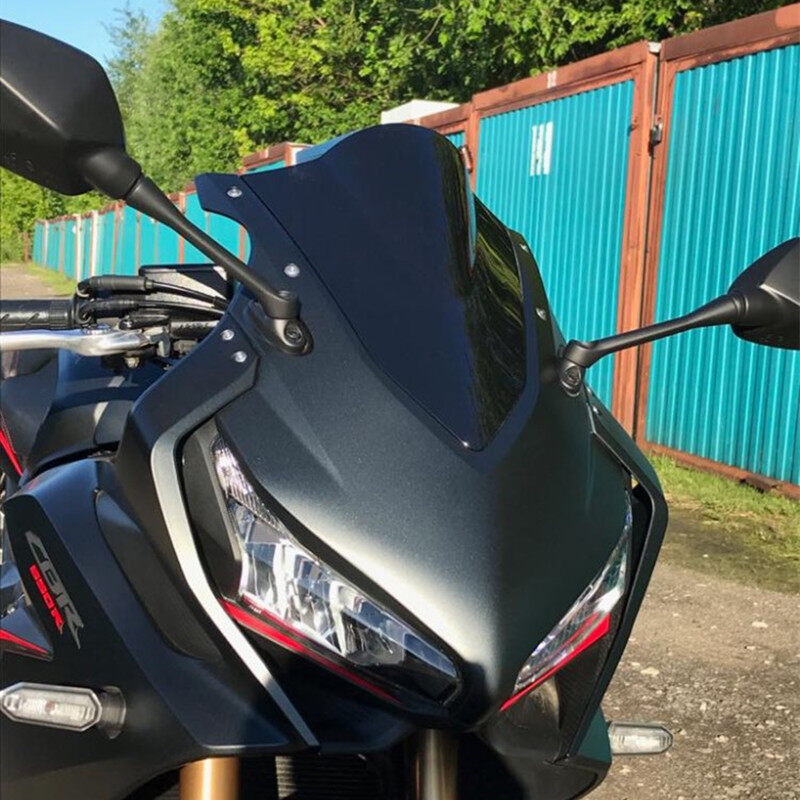 Dành cho honda cbr650r cbr 650 r 2019 2020 2021 2022 kính chắn gió bong bóng đôi màn chắn kính chắn gió