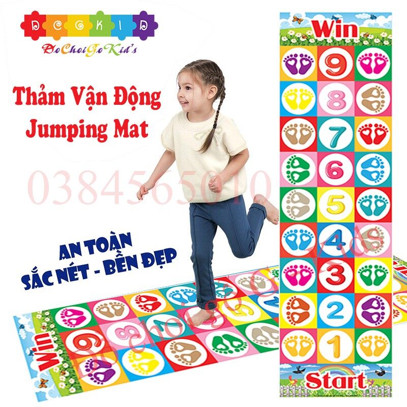 Jumping Mat - Thảm vận động cho bé, thảm nhảy lò cò