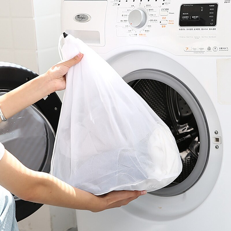 Túi lưới giặt túi lưới dây rút túi lưới giặt túi lưới giặt túi lưới dày máy giặt chắc chắn túi hỗ trợ giặt