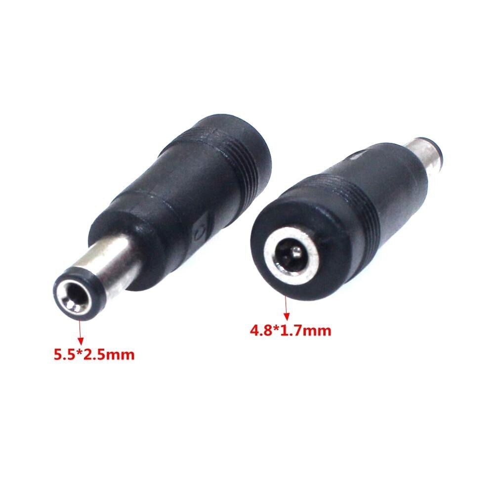 Đầu cắm DC Bộ chuyển đổi phích cắm điện 5.5*2.5mm DC 5.5x2.5mm nam đến 7.9*5.5 7.4*5.0 3.5*1.35 4.8*1.7 5.5*2.5mm 4.0*1.7mm nữ 1 chiếc