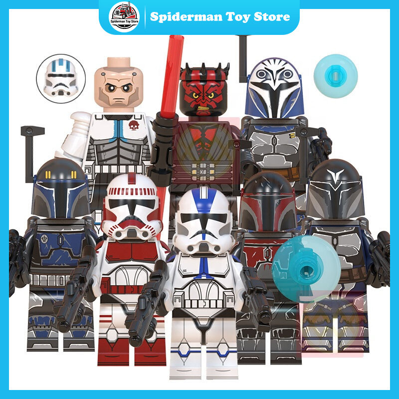 Hàng sẵn có Lego Star Wars clopyropers mô hình nhỏ khối xây dựng đồ chơi