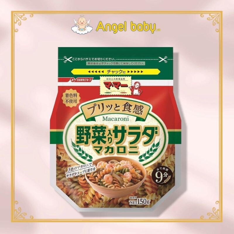 Nui xoắn rau củ Nissin 150g