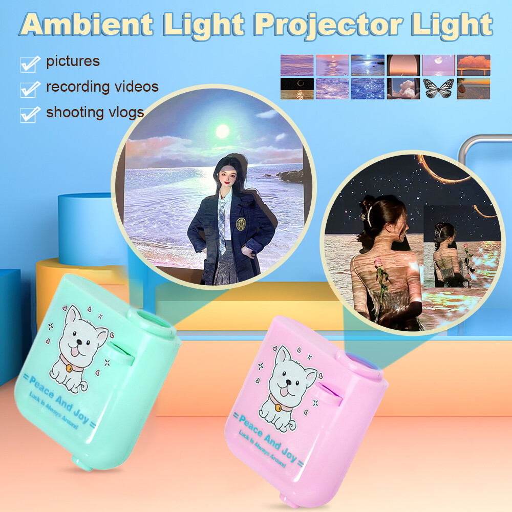 Đạo cụ chụp ảnh chiếu phong cảnh máy chiếu trang trí phông nền chụp ảnh cho nữ để chụp ảnh/selfie