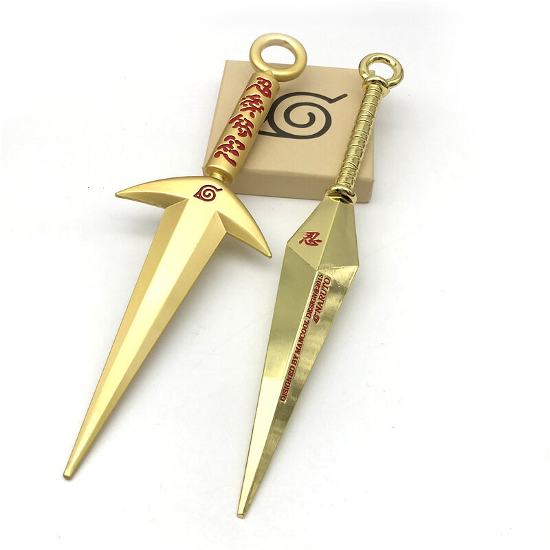 Bộ Phụ Kiện Anime NARUTO Mô Hình Kim Loại Yondaime Hokage Kunai Shuriken Uzumaki Đồ Chơi Trẻ Em