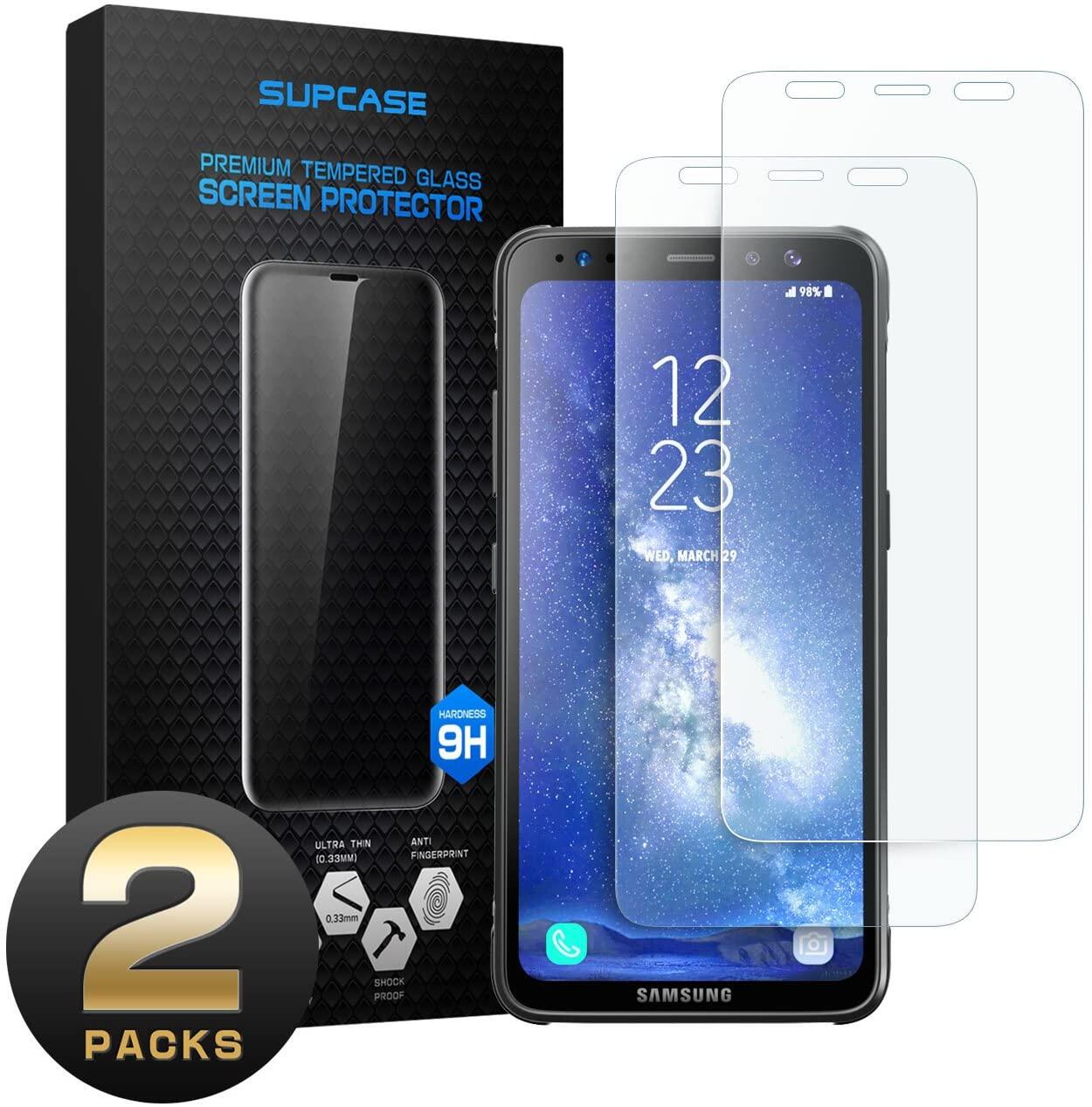 SUPCASE Galaxy S8 Active Screen Protector Premium HD Tempered Glass Screen  Protector for Samsung Galaxy S8 Active (2-Pack) - Main Image