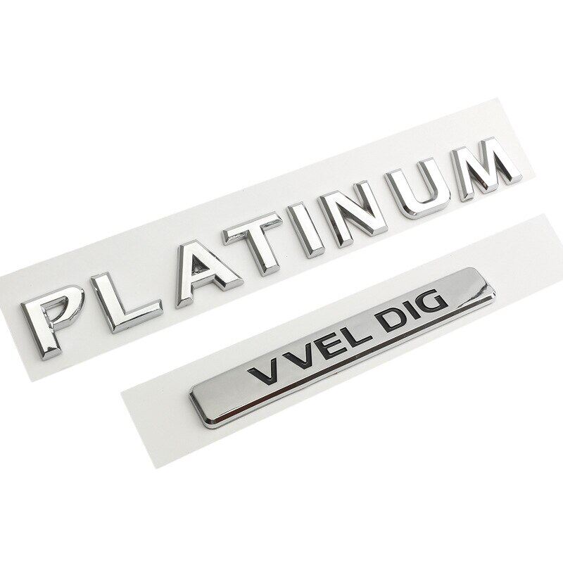 1 pcs cốp sau xe ô tô bạch kim vvel đào Huy hiệu tấm dán logo cho Nissan Patrol ARMADA chữ tên nơi phụ kiện ô tô