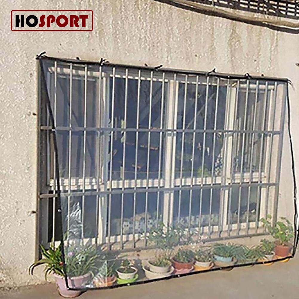 [HOSPORT] Bạt Trong Suốt 100X200Cm Vải Che Mưa Không Thấm Nước Tấm Che Nắng Xe Tải Chống Mài Mòn Mái Hiên Bạt Phủ Cây Mọng Nước Ban Công Xe Hơi