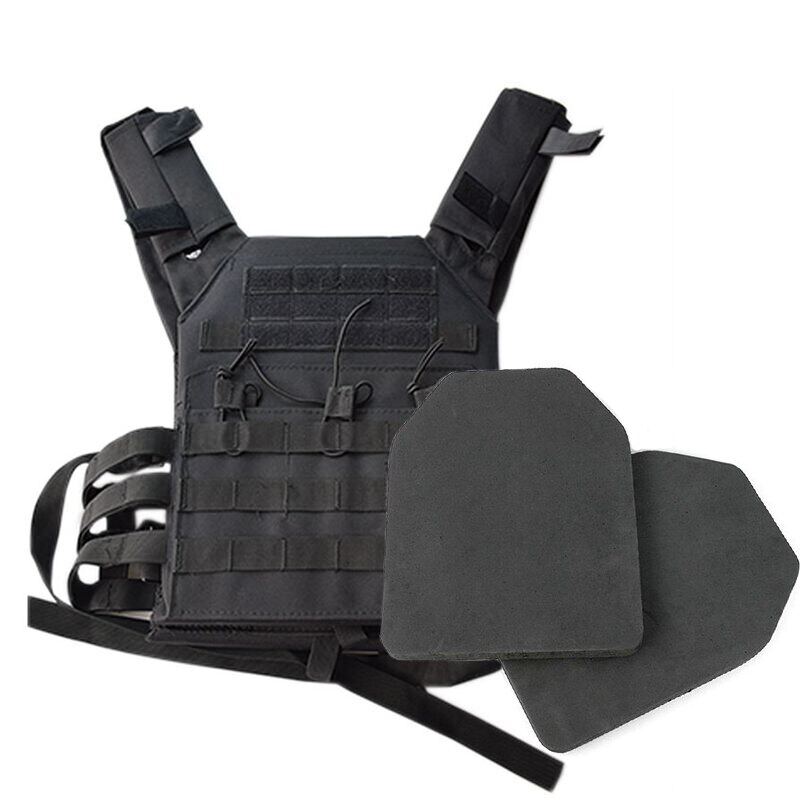 2pcs Tactical Vest Soldier Gear EVA Body Carrier Vests SAPI Shock Plate Dummy Foam Hunting Vest