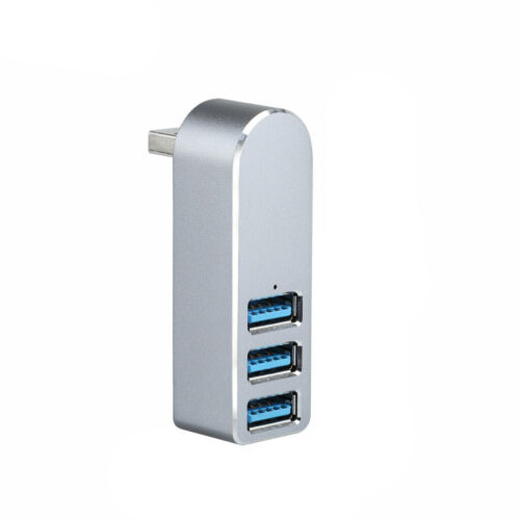 Hợp kim nhôm mini 3 cổng usb 3.0 hub bộ chuyển đổi usb xoay tốc độ cao cho máy tính xách tay máy tính xách tay