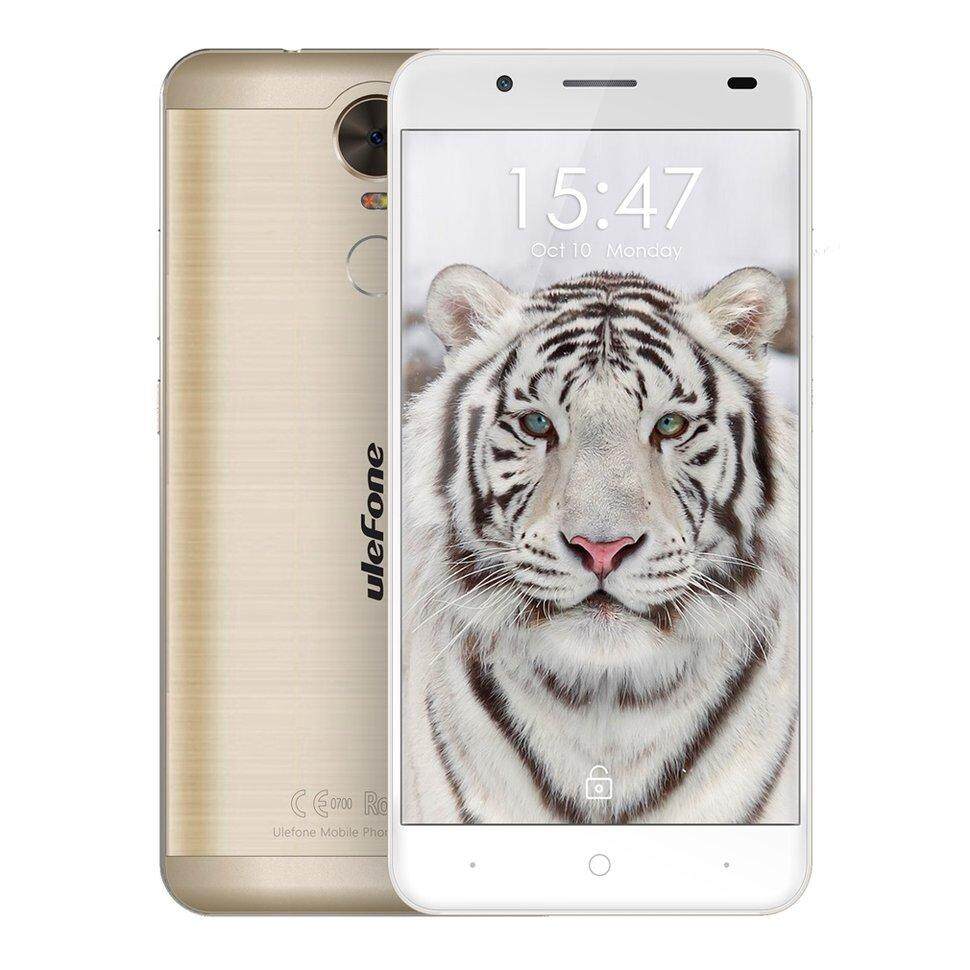 BGD Ulefone 5.5 นิ้ว 4G สมาร์ทโฟน Tiger สำหรับ Android เครื่องสแกนลายนิ้วมือ Dual SIM