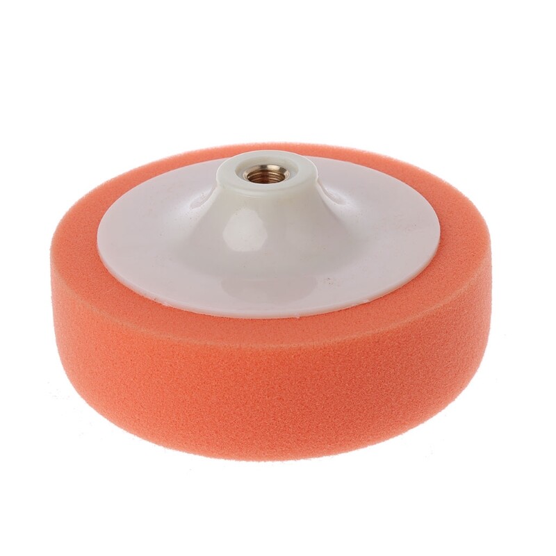 Over the hill 6 inch 15cm tự động đánh bóng xe buffing phớt đánh bóng bánh xe sáp màu cam