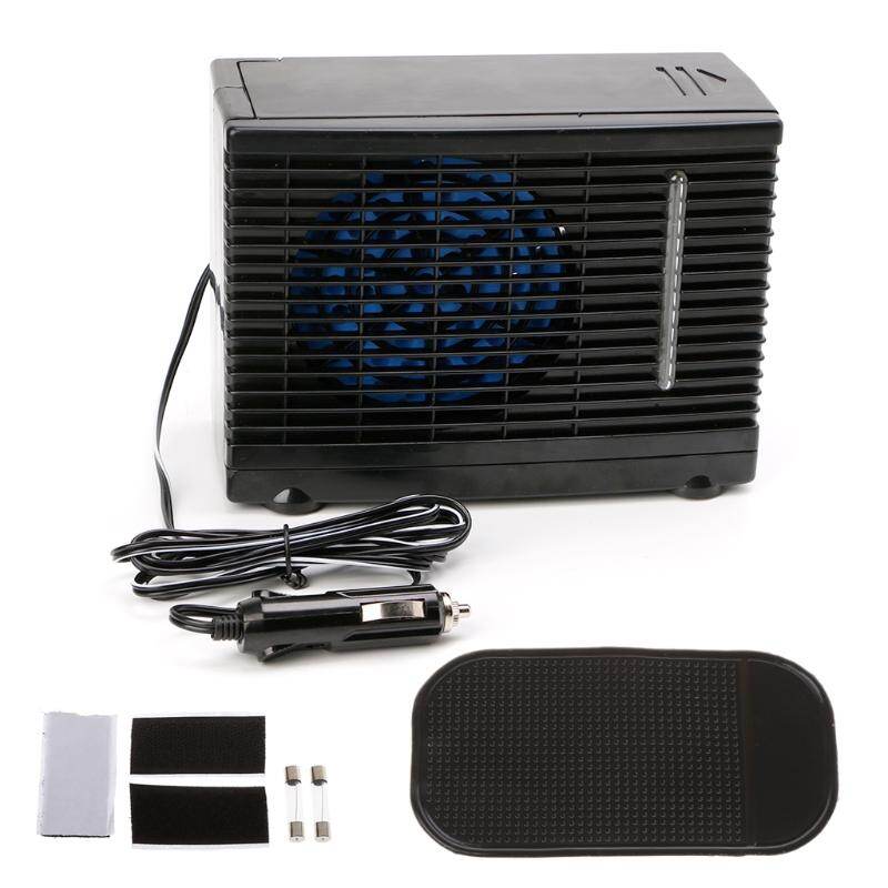 Quạt làm mát điều hòa ô tô 12v điều chỉnh được băng nước bay hơi