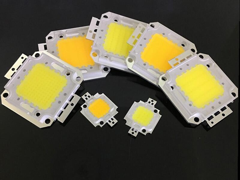 10pcs LED 1W 3W 10W 20W 30W 50W 100W 30V 12V LED 24*40mli Chip Bulb Lamp Light White Warm white High Power for foodlight