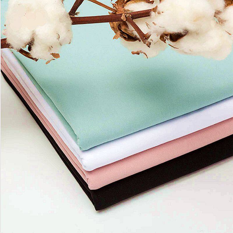 Siêu chất lượng 40s Vải co giãn cotton chải kỹ cho áo phông và áo sơ mi Màu sắc khác nhau Bán nóng A0282